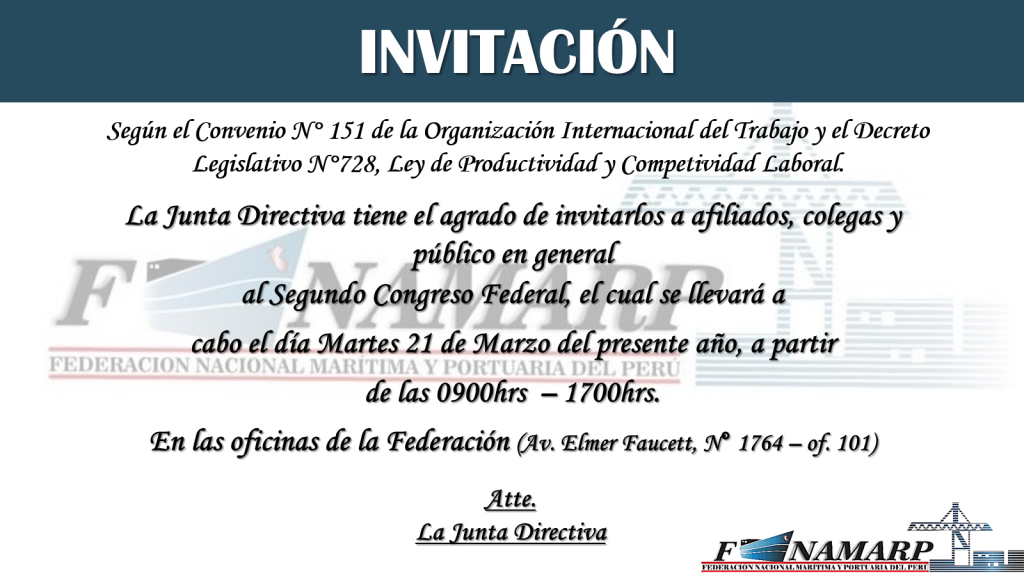 SEGUNDO CONGRESO FEDERAL